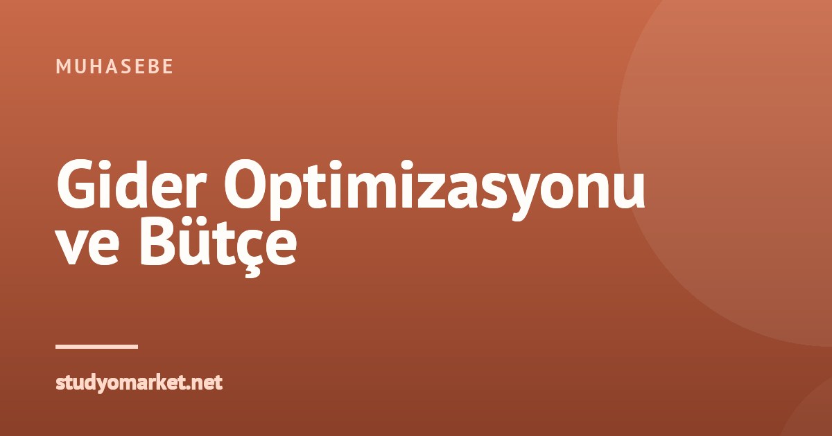 Stüdyo Kar Marjını Artırmak: Gider Optimizasyonu ve Bütçe Planlaması