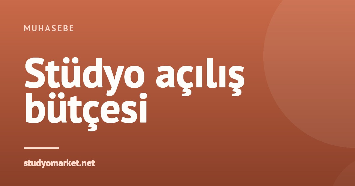 Fotoğraf stüdyosu açmak için gereken sermaye ve bütçe planı