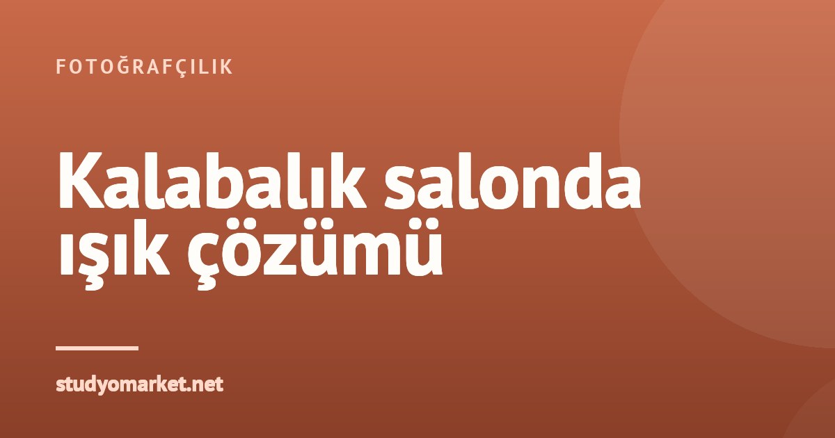 Nişan ve kına çekiminde kalabalık salonda ışık çözümleri