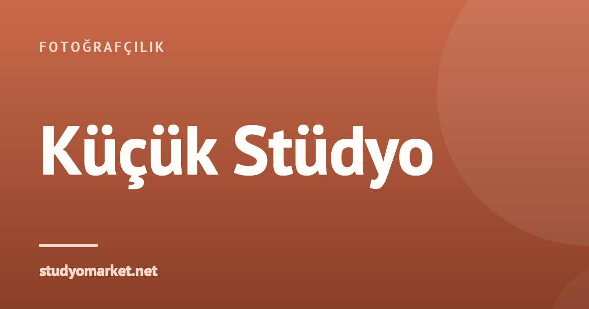 Küçük Stüdyo Alanını Vesikalık, Portre ve Ürün Çekimleri İçin Nasıl Optimize Ederim?