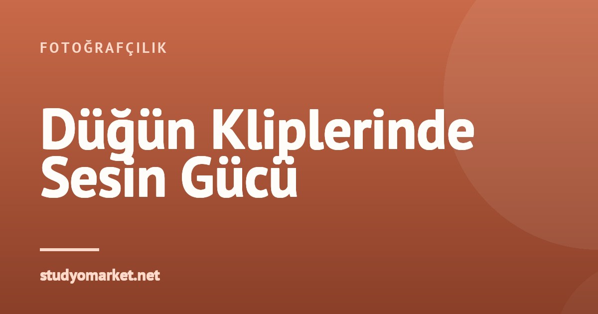 Düğün Kliplerinde Hikaye Anlatımı: Röportajlar ve Doğal Sesler