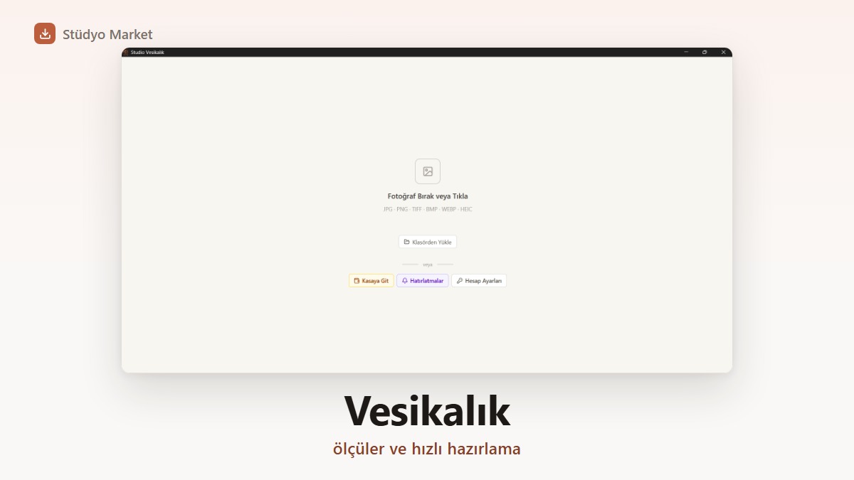 Vesikalık fotoğraf ölçüleri ve stüdyoda hızlı hazırlama